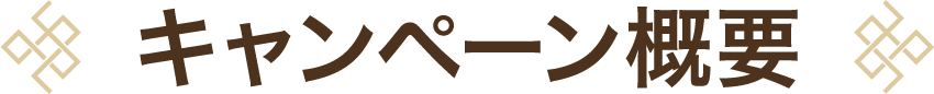 キャンペーン概要